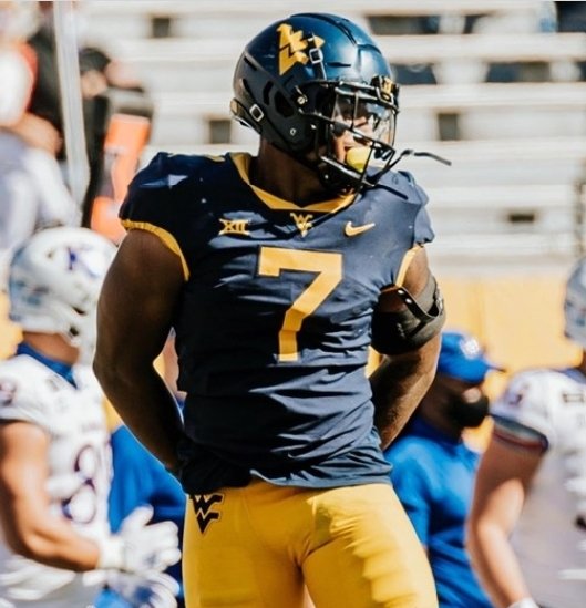 NCAAFNation247's tweet photo. Week 9 Performance 

LB Josh Chandler Semedo - WVU

• 12 Tackles 
• 1 Tackle for Loss 
• 1 Sack https://t.co/E207UtQ9W4