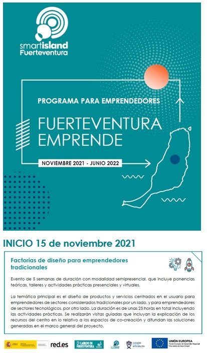 empleocabildo's tweet photo. ✍️✍️Inscríbete en “Factoría de diseño para emprendedor@s tradicionales” (formación GRATUITA). Info e inscripción https://t.co/BT0yARhIPd

‼️Plazas limitadas, previa selección‼️

#FEDER_UE @redpuntoes @CabildoFTV #fuerteventuraemprende #fuertenventuraopenisland @Innovalia_group https://t.co/mIBkmbVrZx