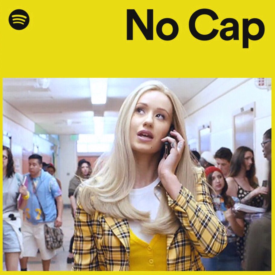 IggyAziIIion's tweet photo. Stream hits like #FANCY💄, #WaitinForYou🕷 &amp; No Mediocre on @StansSpotify’s ‘No Cap’ playlist. https://t.co/rJyakTK8cg
