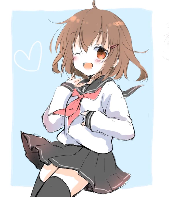雷ちゃんラフ絵～ 