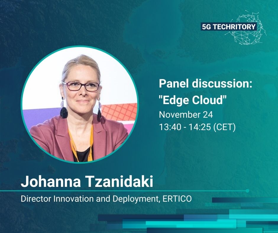 Techritory's tweet photo. ❕Revealing #5GT speakers❕
Honored to have Johanna Tzanidaki, COO & Director of Innovation & Deployment at @ERTICO, among #5GTechritory21 speakers!
Hear Ms. Tzanidaki at the Forum day's Edge Cloud panel discussion, Nov. 24.
FREE registration at https://t.co/aDPd5arYFi https://t.co/PmYrIvqGmN