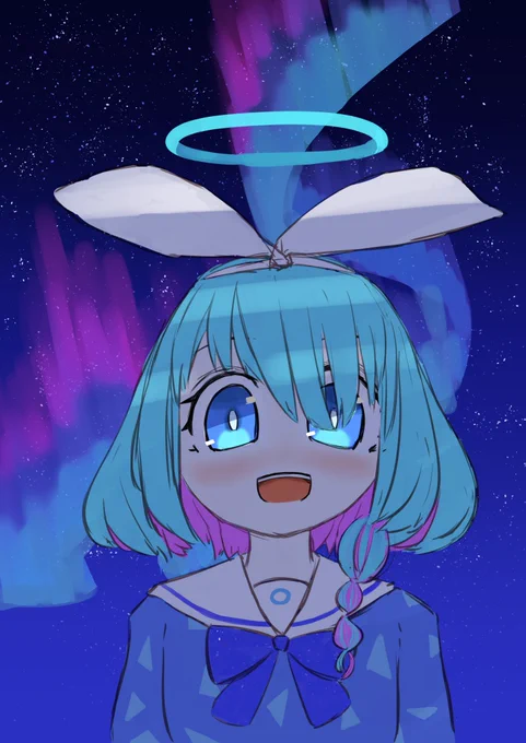 アロナと星空を見に行きたい #ブルアカ #アロナ #ブルアカイラスト部 