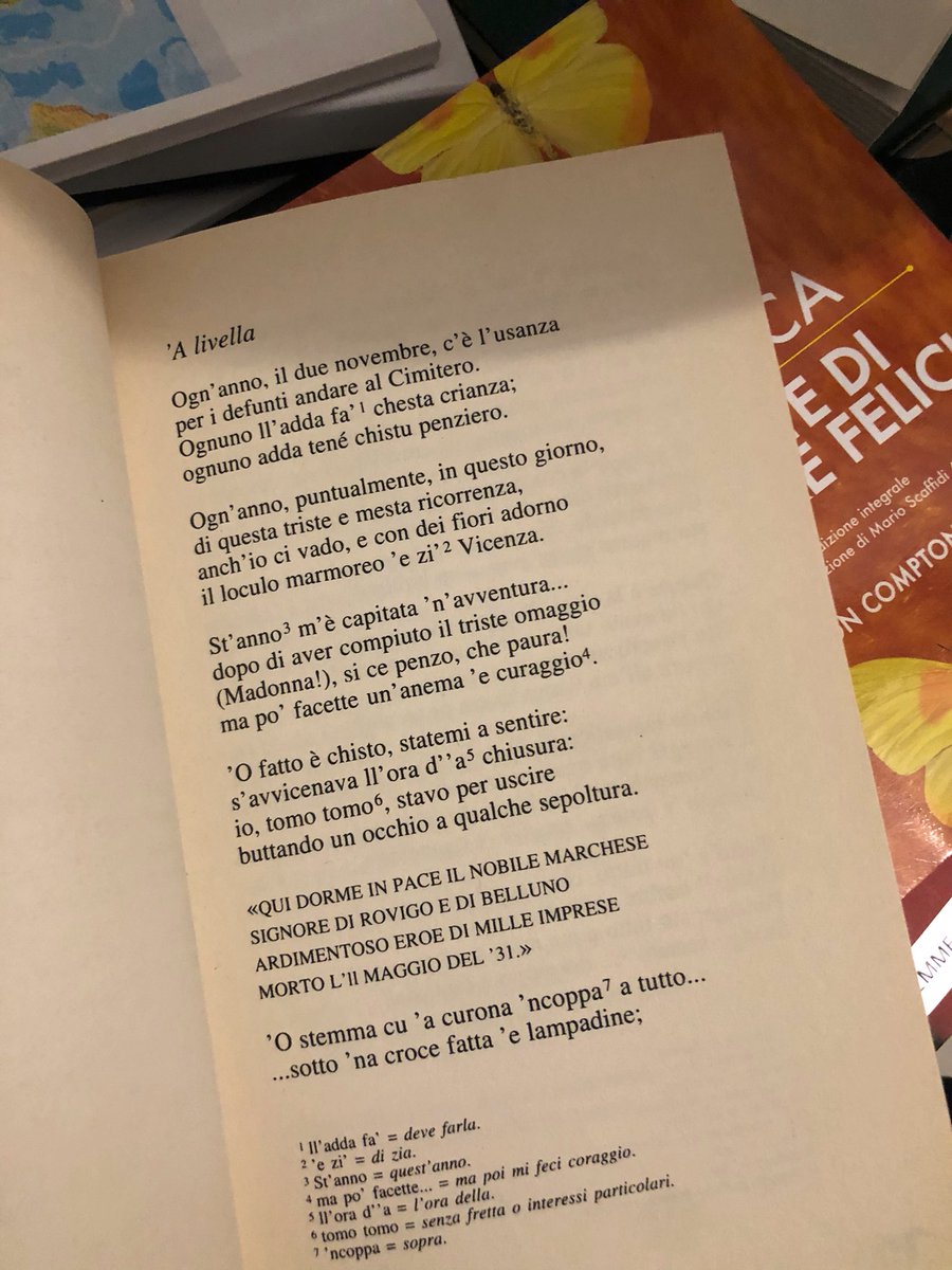 domenicodec1's tweet photo. ‘A livella #Toto. Quanti l’hanno imparata a memoria? #alivella #2novembre https://t.co/NTXqbp4TQr
