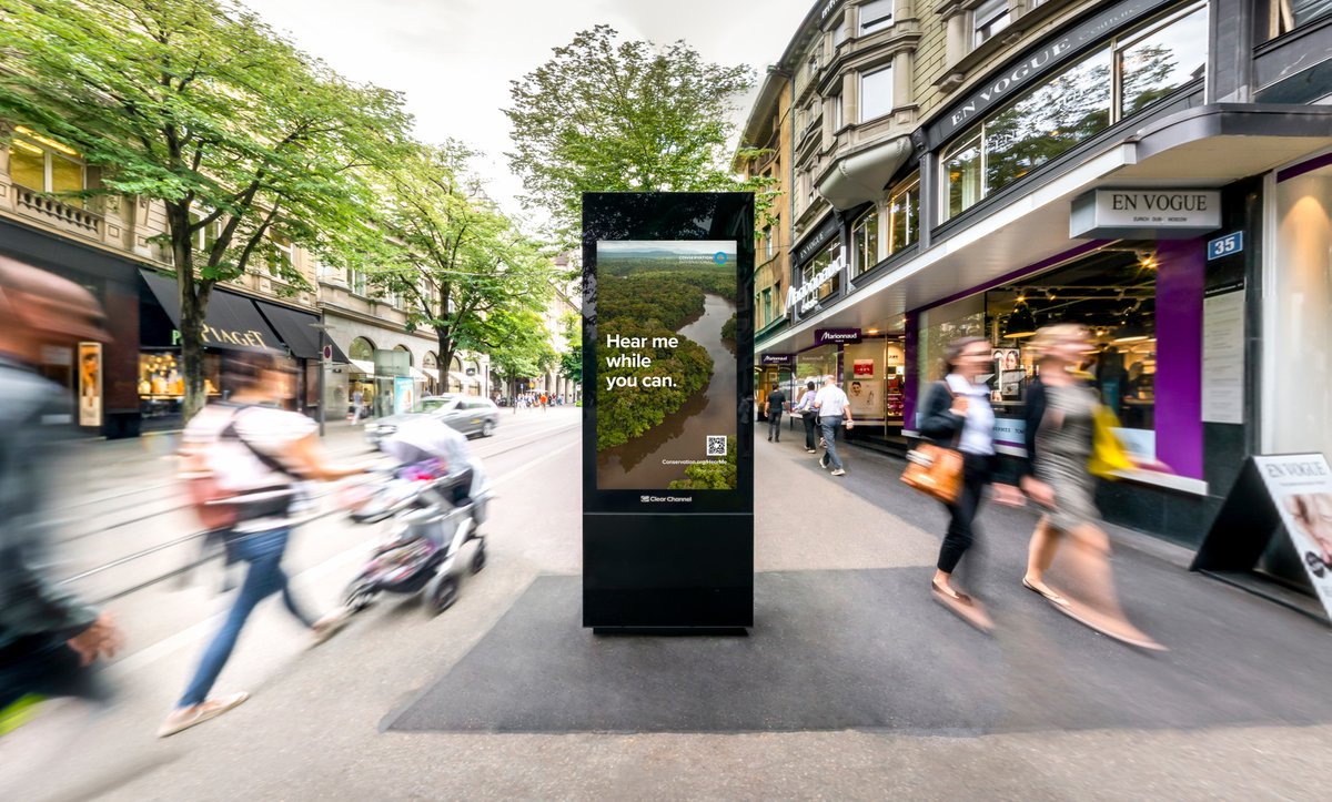 Staats- und Regierungschefs der Welt diskutieren auf der <a href="/COP26/">COP26</a> über die Zukunft unseres Planeten. Die Kampagne #HearMe der <a href="/ConservationOrg/">Conservation Intl</a> versucht, der Natur mit unserer Unterstützung eine Stimme zu geben. Mehr zur weltweiten DOOH-Kampagne:clearchannel.ch/de/news/cop26-…