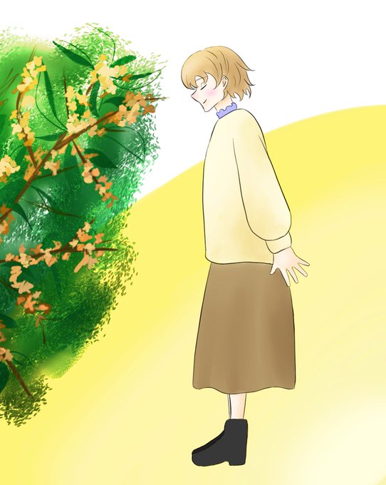 金木犀の季節のtwitterイラスト検索結果
