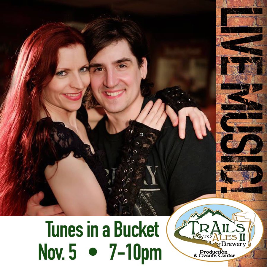 Live music at TrAils to Ales II, 422 12th Street, this Friday, November 5th with Tunes in a Bucket from 7 to 10pm. We hope you will visit both Franklin locations this weekend. Cheers! 🍻
#LiveMusic #TrAils2Ales #TrAils2Ales2