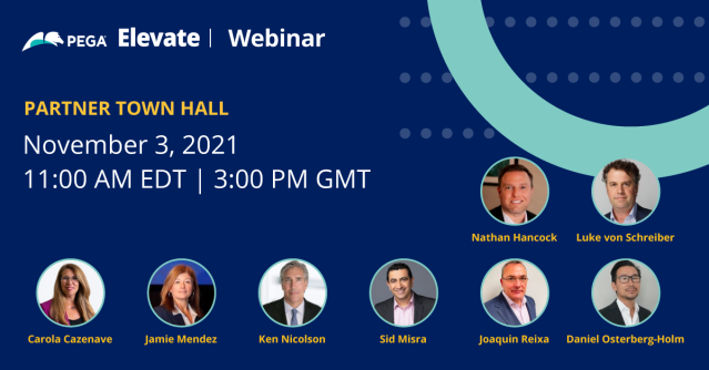 derekreesenyc's tweet photo. Don't Miss Pega's Partner Town Hall on November 3. This is your opportunity to engage with Pega leadership and learn more about Pega's strategic direction heading into FY22. Register now! #PegaPartners https://t.co/LAp4q2txJM https://t.co/keDTpRa9HU