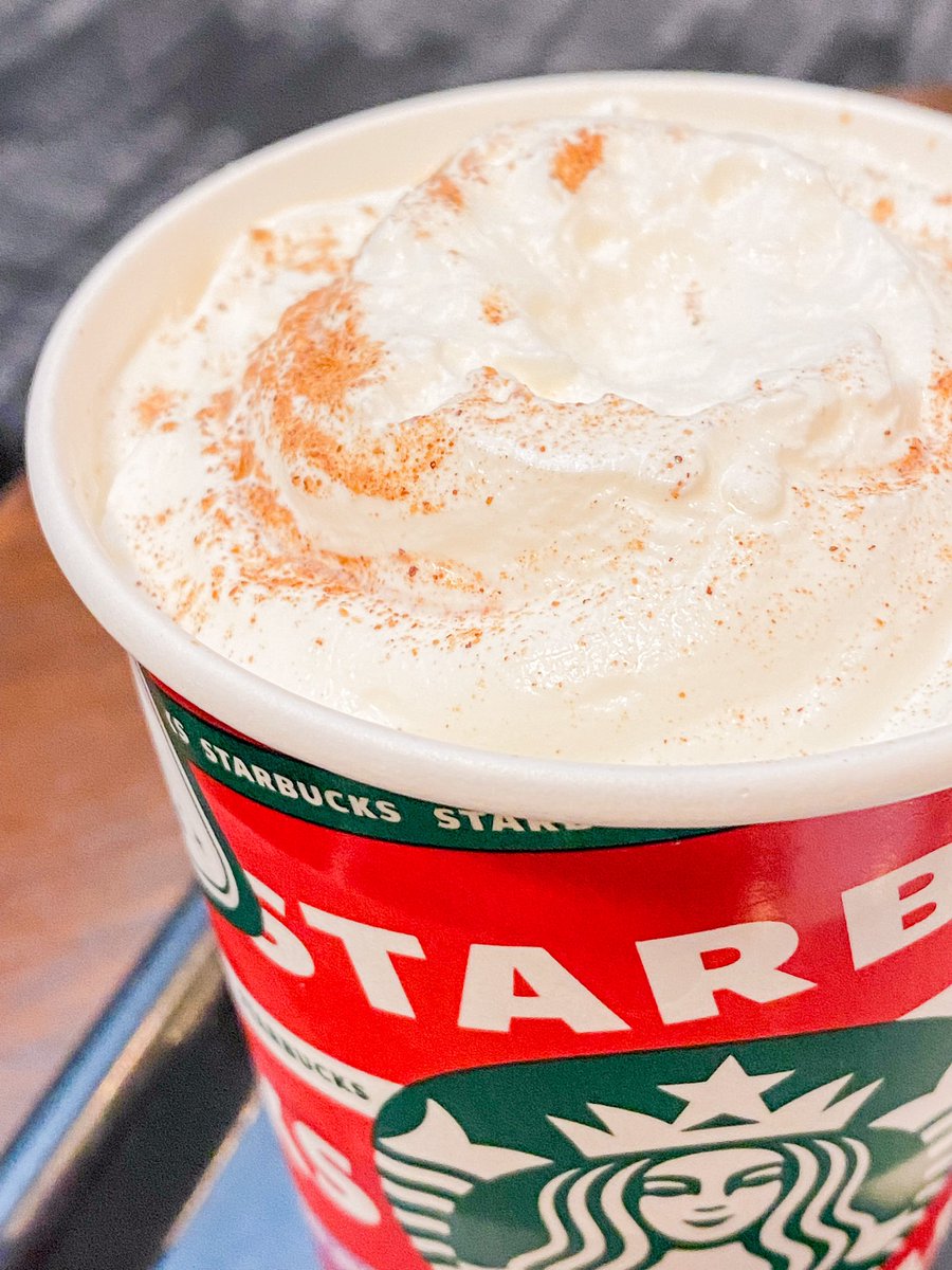 スタバの新作 ジンジャーブレッドラテとチョコレートパウンドケーキ スタバのク Sweets中山 背景美塾のイラスト