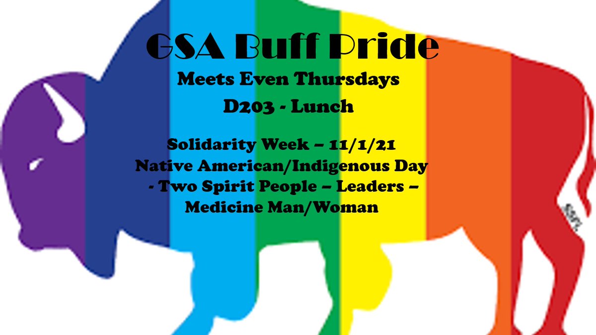 GSAWichitaSE's tweet photo. #SolidarityWeek #GLSENKS #gsa2021 #SEBUFFS #BuffPrideSE https://t.co/LpoMjS0eWI