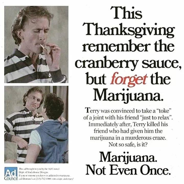 One toke is all it takes to make you…

HOMICIDAL! 🤣🤣