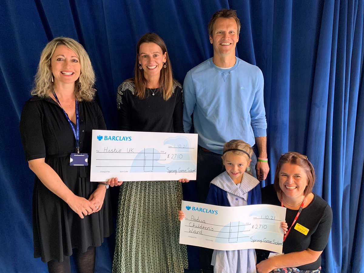 East Kent Hospitals (@ekhuft) on Twitter photo A week of healthy and wellbeing activities helped children at <a href="/SG_School/">Spring Grove School</a> raise almost £3,000 for Padua Ward at the William Harvey Hospital where a classmate received treatment for cancer.
Dr Urand collected the cheque on behalf of <a href="/EKHCharity/">East Kent Hospitals Charity</a> - read more: ekhuft.nhs.uk/patients-and-v… A week of healthy and wellbeing activities helped children at <a href="/SG_School/">Spring Grove School</a> raise almost £3,000 for Padua Ward at the William Harvey Hospital where a classmate received treatment for cancer.
Dr Urand collected the cheque on behalf of <a href="/EKHCharity/">East Kent Hospitals Charity</a> - read more: ekhuft.nhs.uk/patients-and-v…