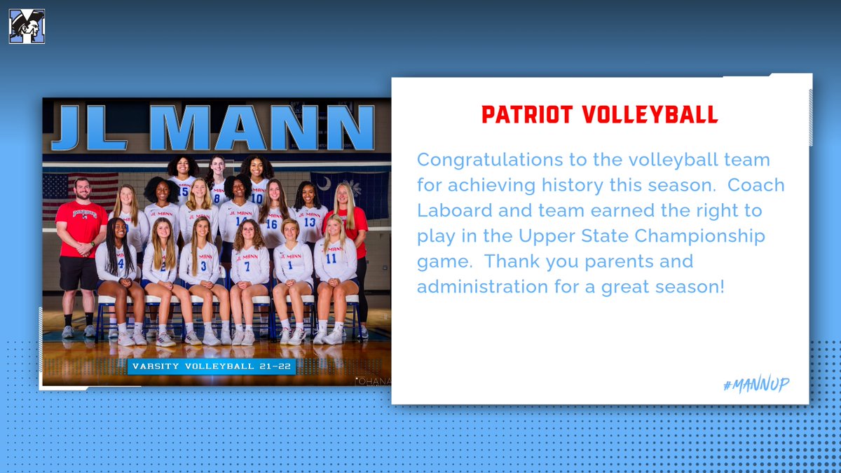 JL Mann Athletics (@athleticsjl) on Twitter photo 