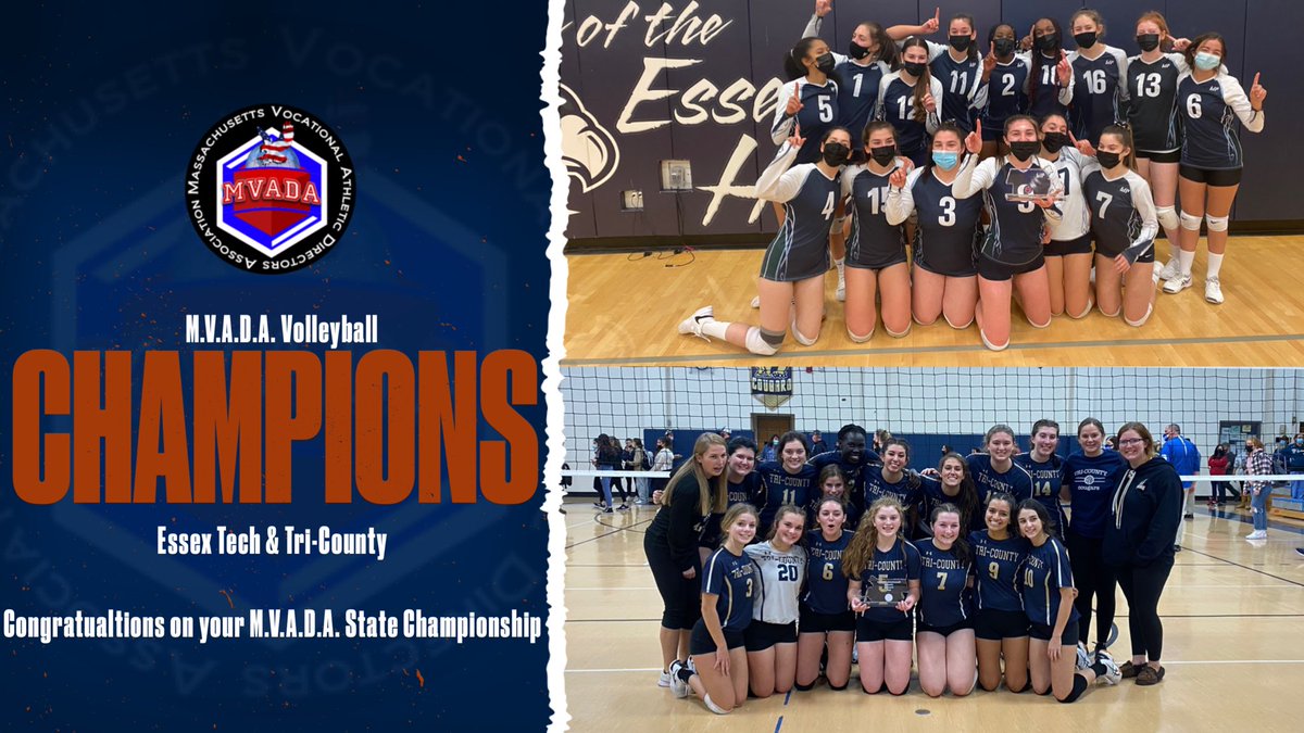 @MVADA (@mvada4) on Twitter photo Congratulations to the 2021 <a href="/MVADA4/">@MVADA</a> Girls ππ
Large Division = <a href="/ETAthletics/">Essex Tech Athletics</a>
Small Division = <a href="/TriRvths/">Tri-County RVTHS Athletics</a> Congratulations to the 2021 <a href="/MVADA4/">@MVADA</a> Girls ππ
Large Division = <a href="/ETAthletics/">Essex Tech Athletics</a>
Small Division = <a href="/TriRvths/">Tri-County RVTHS Athletics</a>