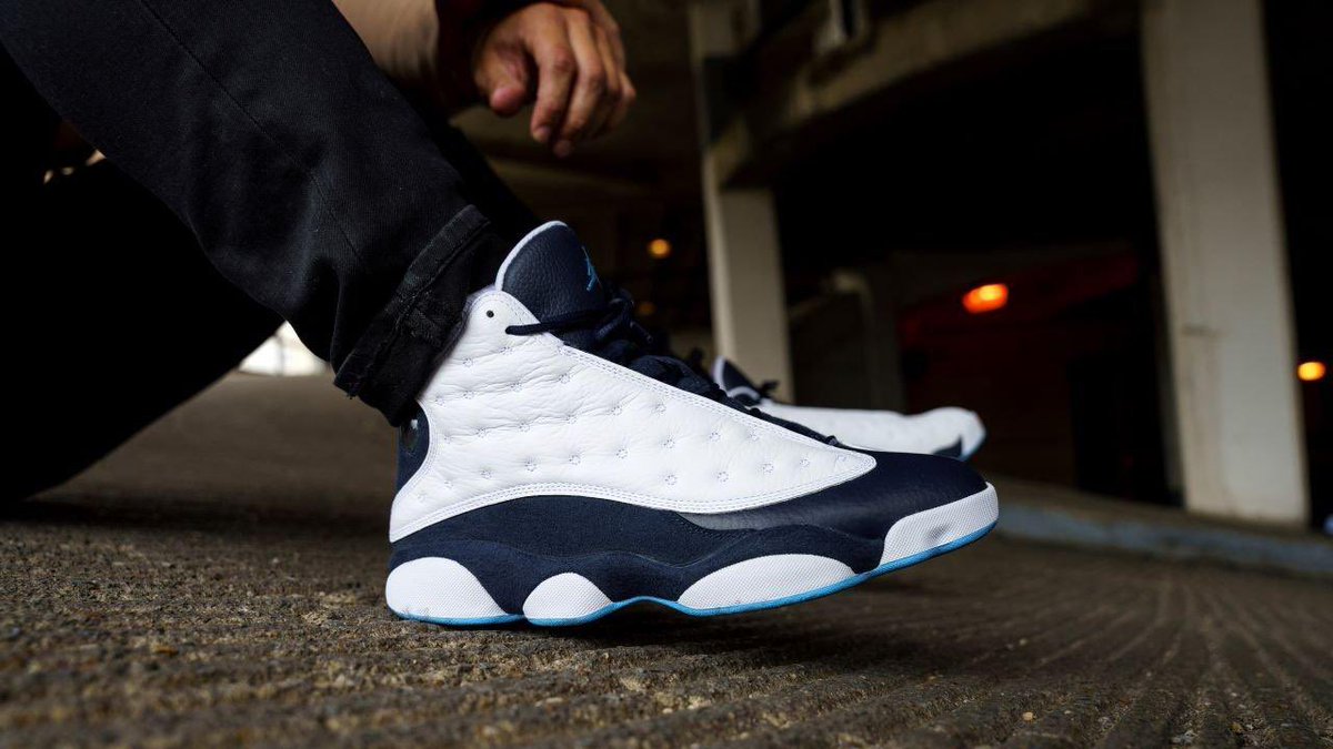jordan 13 obsidian on feet