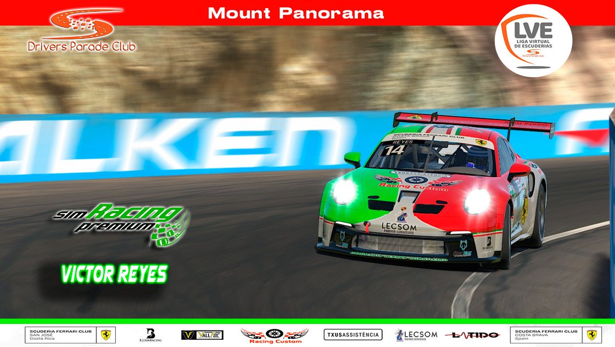 Resultados de la LVE 2D <a href="/DriversparadeCb/">Drivers Parade Club</a> en Mount Panorama 🇦🇺

<a href="/vreyesjr14/">VÍCTOR REYES</a> P17 un toque cuando se había puesto P5 le impidió luchar por los puestos de arriba

<a href="/Farkasthelord/">A. Torres 'Farkas'</a> P5 gran carrera subiendo desde el P9 que tenía 
 después del Safety Car

Seguimos en ascenso P3 general💪🏼
