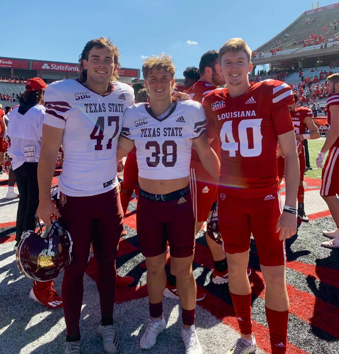 CMKicking's tweet photo. Bigger Than ๐
-
#FAMILY
#CMKFAM
-
@jakebates30 x @TXSTATEFOOTBALL
@Davidnoony7 x @TXSTATEFOOTBALL
@loganklotz x @RaginCajunsFB
-
#CMK | #HoustonsELITE | #PullThePin https://t.co/87QBkZgj4X