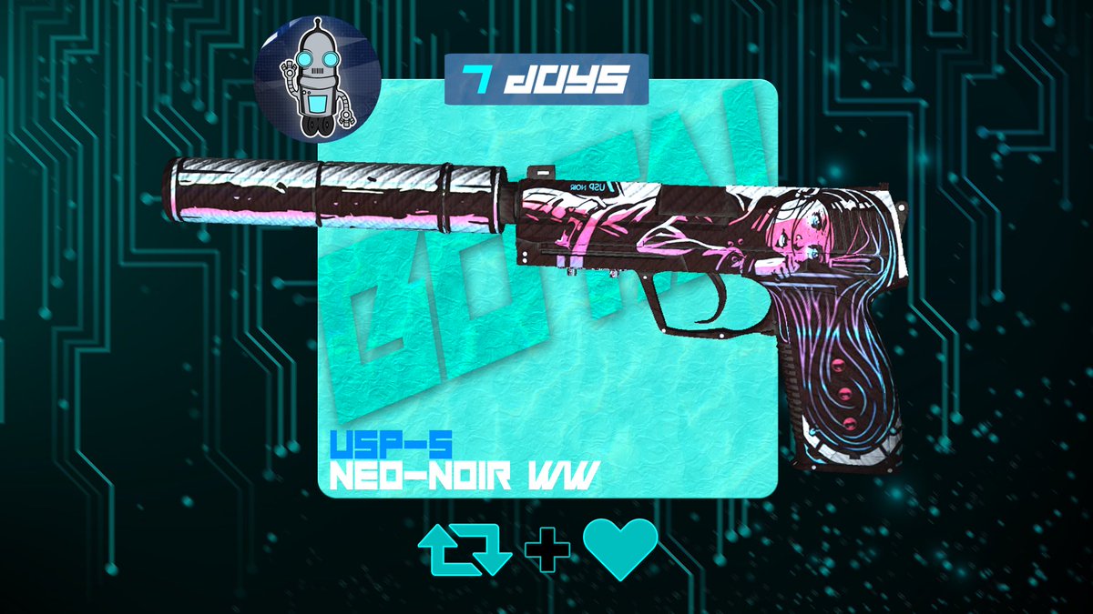 botairtx's tweet photo. 🎉New CSGO skin giveaway!🎉
💎USPS-Neo Noir💎
💹To enter:
💹RT + Tag 1
💹𝐋𝐢𝐤𝐞 + 𝐜𝐨𝐦𝐦𝐞𝐧𝐭 a video on my YT (Proof)
https://t.co/jJzM8XHHaI
⏰Rolls in 7 days!⏰ https://t.co/5KQ9yU9VYS