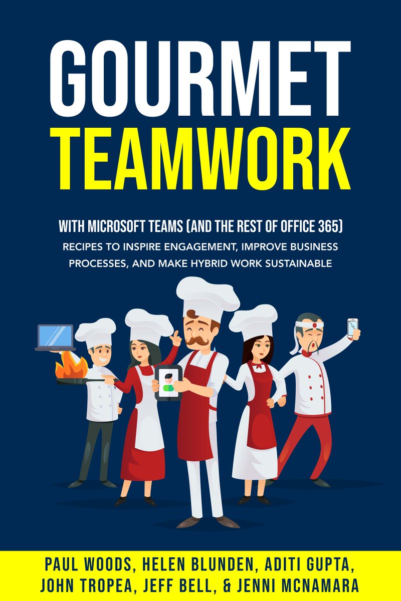 Proud to share that our 2nd book - Gourmet Teamwork - is now available for pre-order on Kindle!  

It's the recipe book to help bridge the digital divide in your org with #MicrosoftTeams #Office 365.  

Special #msignite pricing this week - just USD2.99 

amazon.com/dp/B09KS4L12R/