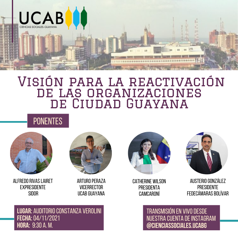 UcabGuayana's tweet photo. ¡No lo olvides! Mañana la escuela de @Csucabguayana trae un #ForoLive para debatir las problemáticas que afectan la economía general en #Guayana 🤝🏼

Se analizarán posibles soluciones en pro de la reactivación del sector productivo regional. ¡Te esperamos! 💪🏼🔥 https://t.co/53SAYKZk5R