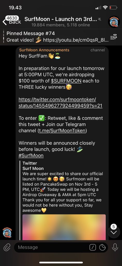 dedeng27361024's tweet photo. @SurfMoonToken Doneee https://t.co/tMFe2Fxp7K