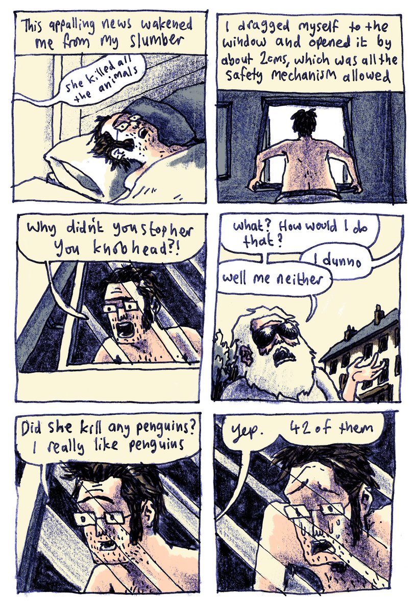 AVPotts's tweet photo. Part 98
Now in colour, because I've got more time at the minute, because I've no work on.
#webcomics #webcomicsseries #comics #premierinn https://t.co/l2lwE7poK8