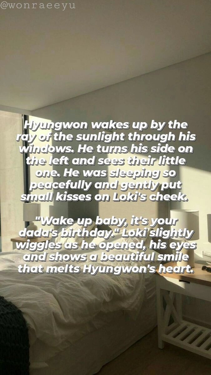 wonraeeyu's tweet photo. #hyunghyuk au wherein hyungwon celebrating minhyuk's birthday with their little one. 

note: advance happy birthday to our minhyuk whale. monbebe loves you so much 💜 https://t.co/b6RVeua97F