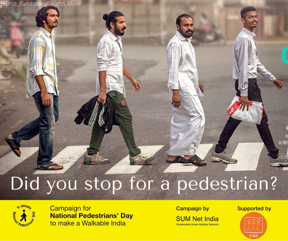 CAGChennai's tweet photo. How wonderful would it be, if we could just cross our streets without a heightened sense of vigilance. Let's make it a reality. Demand #NationalPedestriansDay  - https://t.co/v3vwE2yThw #WalkIndia

@SUMNetIndia @parisarpune @ChennaiTraffic @PMOIndia @milindrunning https://t.co/F8XeHsxXsf