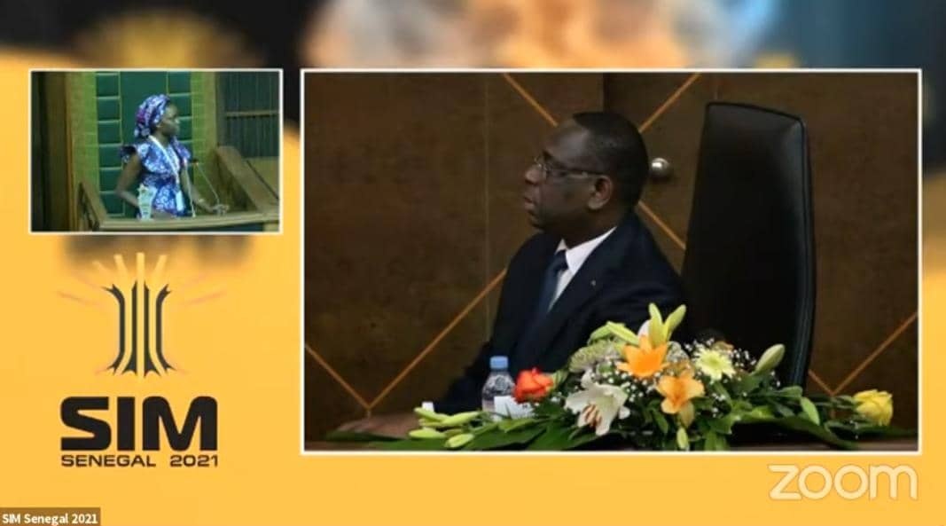 SenegalWim's tweet photo. Nous sommes très honorée, Excellence Monsieur le Président @Macky_Sall , de la récurrence de vos félicitations et encouragements à l'égard de notre organisation @SenegalWim dans votre discours d'ouverture officielle du #SIM2021 #WIMS2022 https://t.co/yVhQMfaYqX