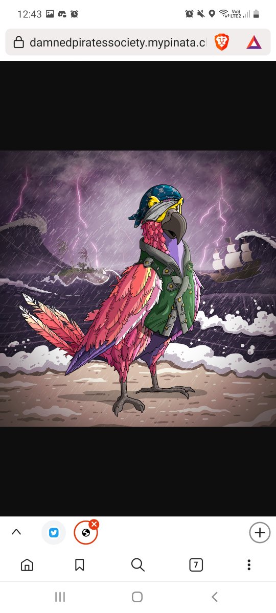 TuckerToTheMoon's tweet photo. Considering giving away this beautiful pirate from the @TheDPSproject.

Like, retweet, comment, follow me

Growing the @TheDPSproject community along the way!

@MoonriverNW @kusamanetwork @Polkadot @DonnieBigBags @crypto_banter @SnoopDogg @SHAQ #NFTCommunity #BeMorePirate https://t.co/meoCWZA8rN