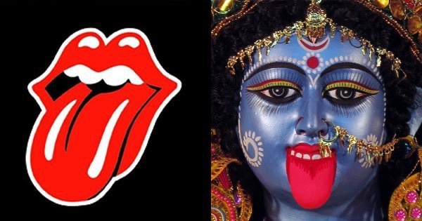 MedCrisis's tweet image. Wow I got to this grand old age without knowing that the most iconic logo in music history, the Rolling Stones tongue and lips, was inspired by Hindu goddess Kali 👅 
(as well as lips like Jagger’s too)
