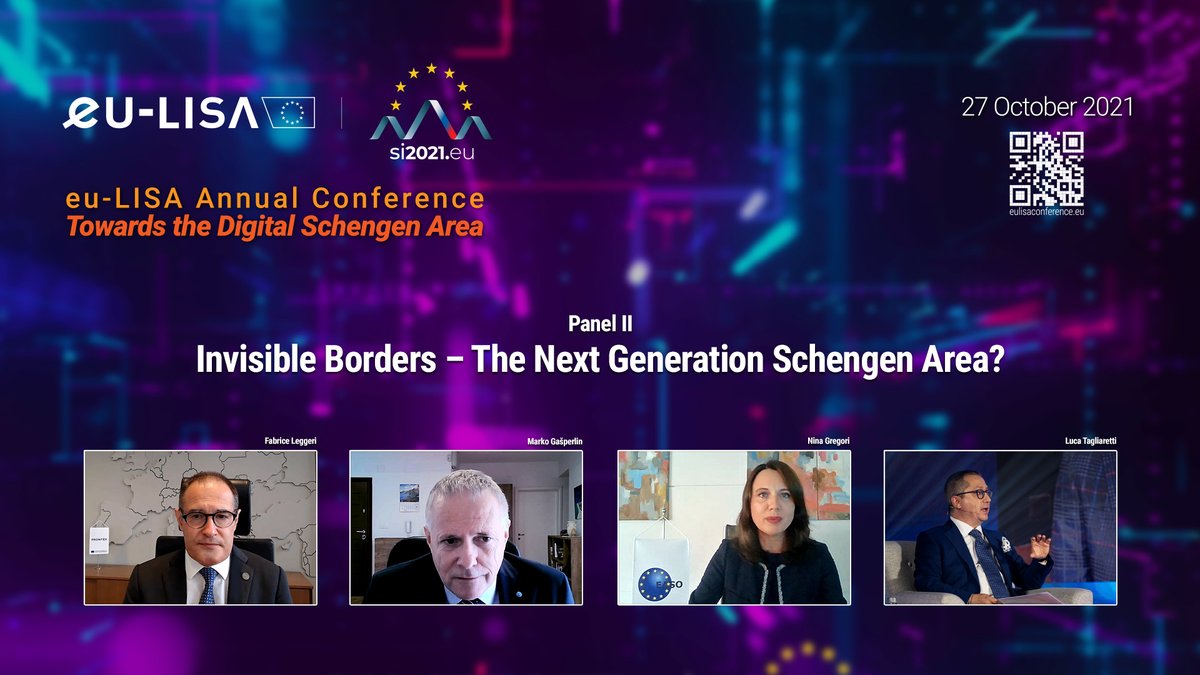 EULISA_agency's tweet photo. Thank you again to all speakers for their input and views on what it will take to make #DigitalSchengen a reality.
Our https://t.co/94pXwdlVob website will soon be updated with photos and an interactive event report, so stay tuned.
#eulisaconference #EU2021SI #ASaferEurope https://t.co/5yDLoZEO5b