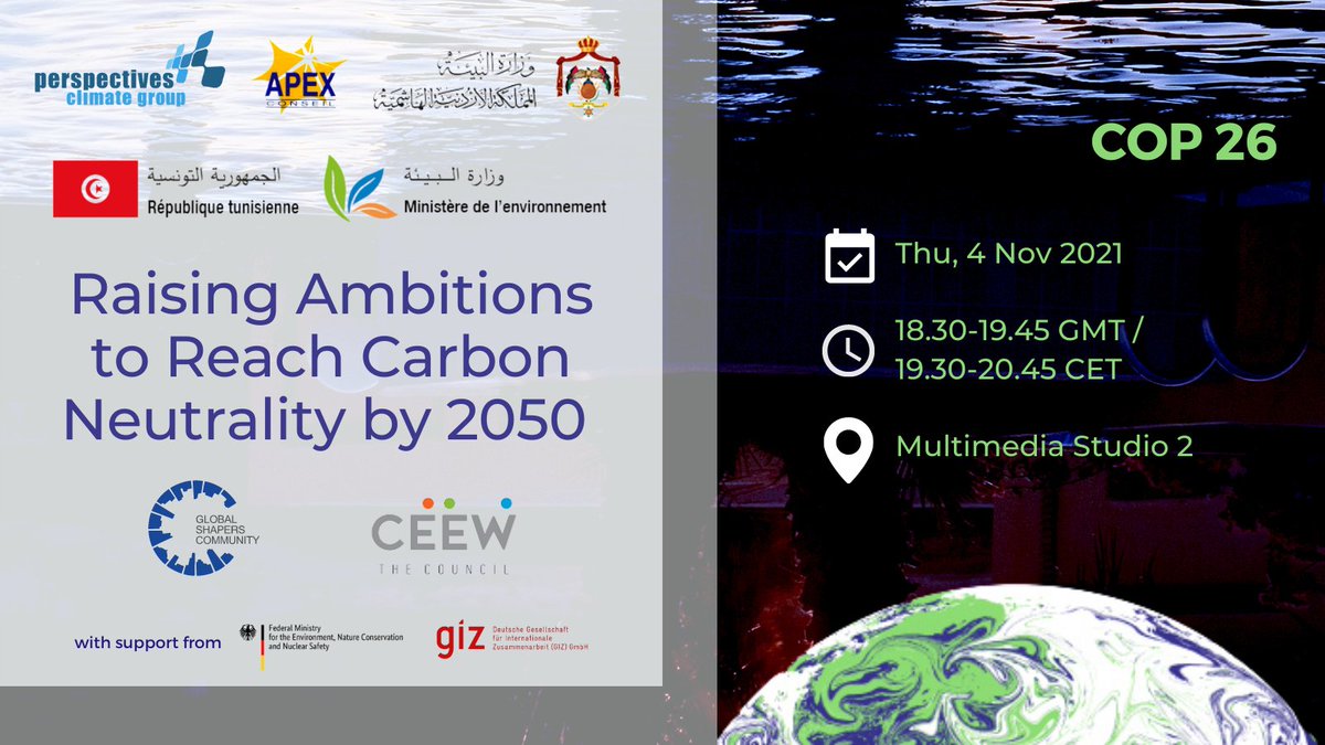 PerspectivesCC's tweet photo. Join us this week for the event Raising Ambitions to Reach Carbon Neutrality by 2050 🌍 at #COP26 
📑 Event flyer: https://t.co/wqIV6ivkDN https://t.co/sCeHHBr063