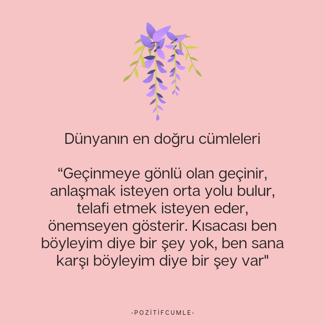 POZİTİF CÜMLELER (@pozitifcumle) on Twitter photo 