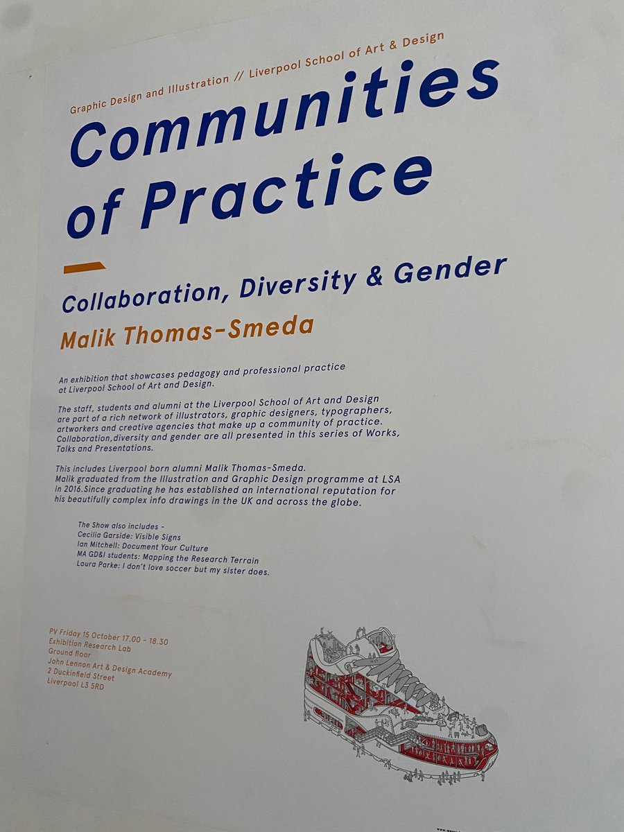 LJMUOutreach's tweet photo. Today we welcomed local Year 12/13 students @LJMUarts to explore and learn from the works of current MA and graduate students of @LJMU GD&amp;I Programme. #ljmuoutreach #communitiesofpractice #graphicdesignandillustration https://t.co/gyaQYtG1uL