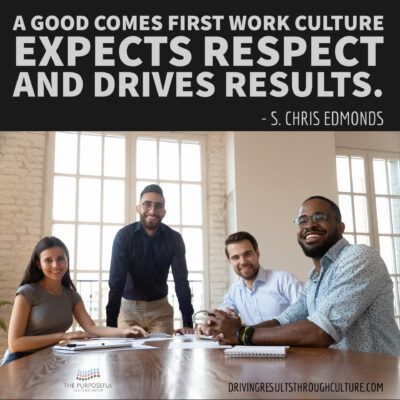 #Culture #Leadership Charge – Episode 97 – Respect Must Come First - In this short, rich video episode, I share the best practices for creating and sustaining a purposeful, positive, productive culture – where #GoodComesFirst
#WorkPlaceInspiration
drivingresultsthroughculture.com/2021/10/12/cul…