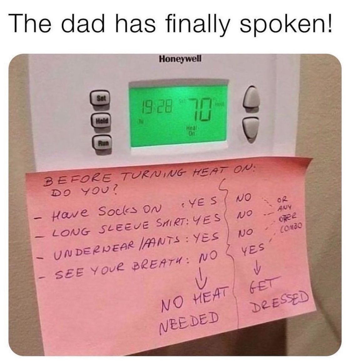 MensHumor's tweet photo. Sometimes dads gotta lay down the law https://t.co/XB8SS8qbzF