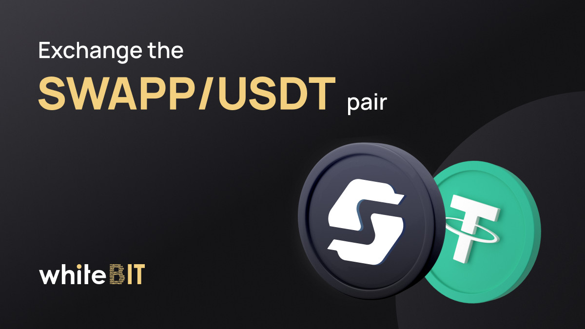 💫 Dear users! 💫

We are happy to inform you that the $SWAPP / $USDT trading pair has been added to the Simplified Exchange Panel. You can now get your SWAPP in just a couple of clicks.

Enjoy the experience: whitebit.com/exchange?utm_s…