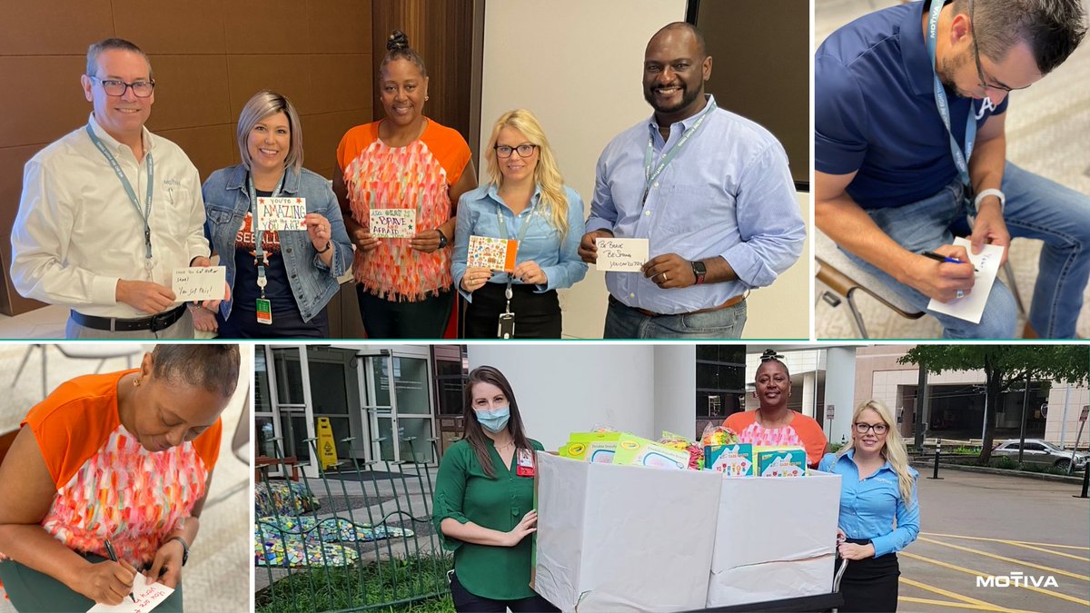 Sixty employees from our Marketing and Sales team recently delivered nearly 200 art kits to children at <a href="/TexasChildrens/">Texas Children's</a>. Our employees are dedicated to having fun while making a difference in the communities where we operate. Way to go, Team Motiva! #MotivaProud