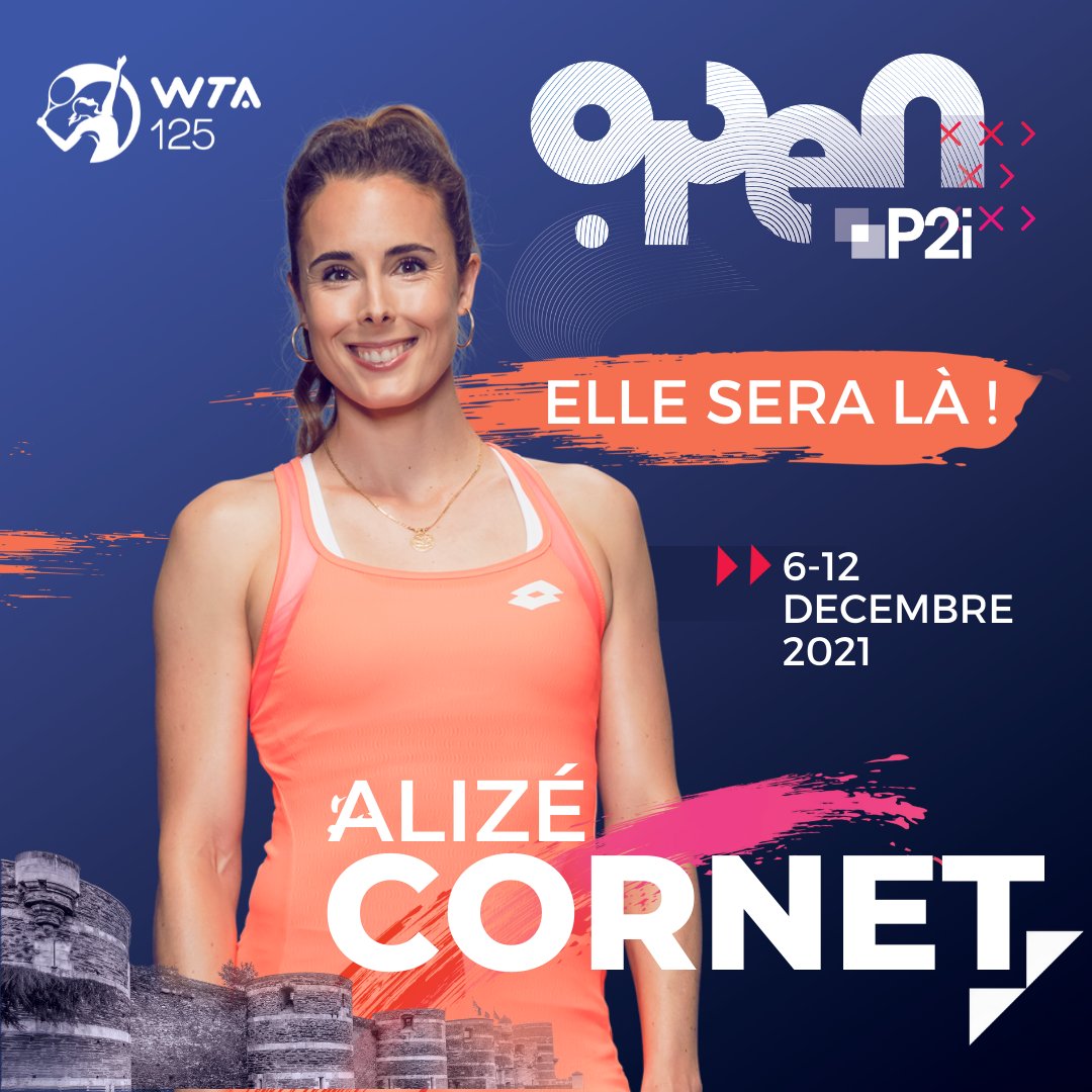 La première tête d’affiche de l’Open P2i Angers Arena Loire est désormais connue 💥

Alizé CORNET sera à l’Arena Loire du 6 au 12 décembre prochain 🇫🇷

RDV le 10 novembre prochain pour l'annonce du plateau de la 1re édition🔥

#OPAAL2021 #Angers #WTA #Tennis #Trelaze <a href="/alizecornet/">Alize Cornet</a>