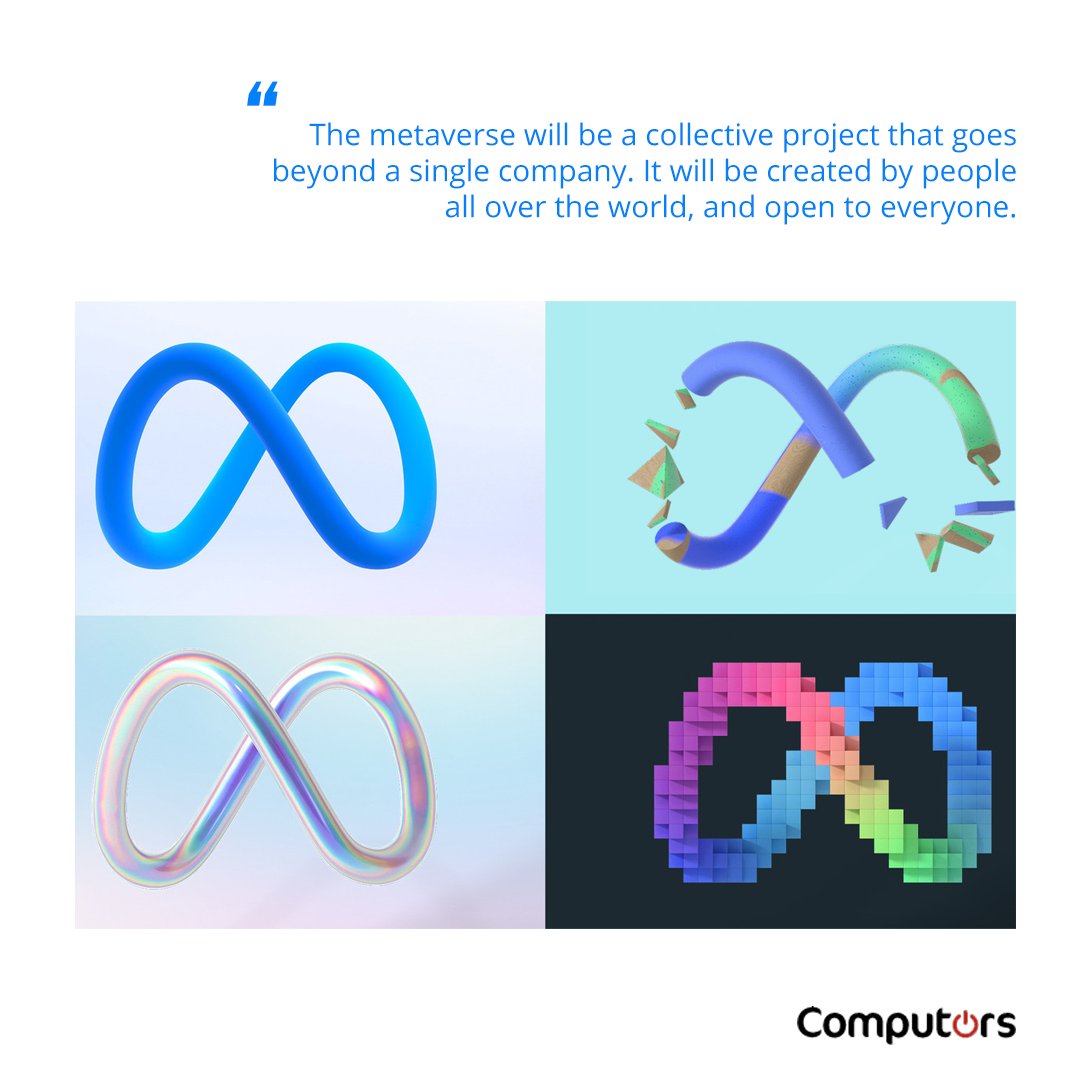 computors's tweet photo. Facebook is changing its brand to 'Meta'. Is this the future of social connectivity? Or is this the beginning of a Sci-Fi movie where we are all trapped in a virtual space and forget about the outside world? I guess we'll find out...

#facebook #meta #socialmedia #virtualreality https://t.co/1d4XTEYjp3