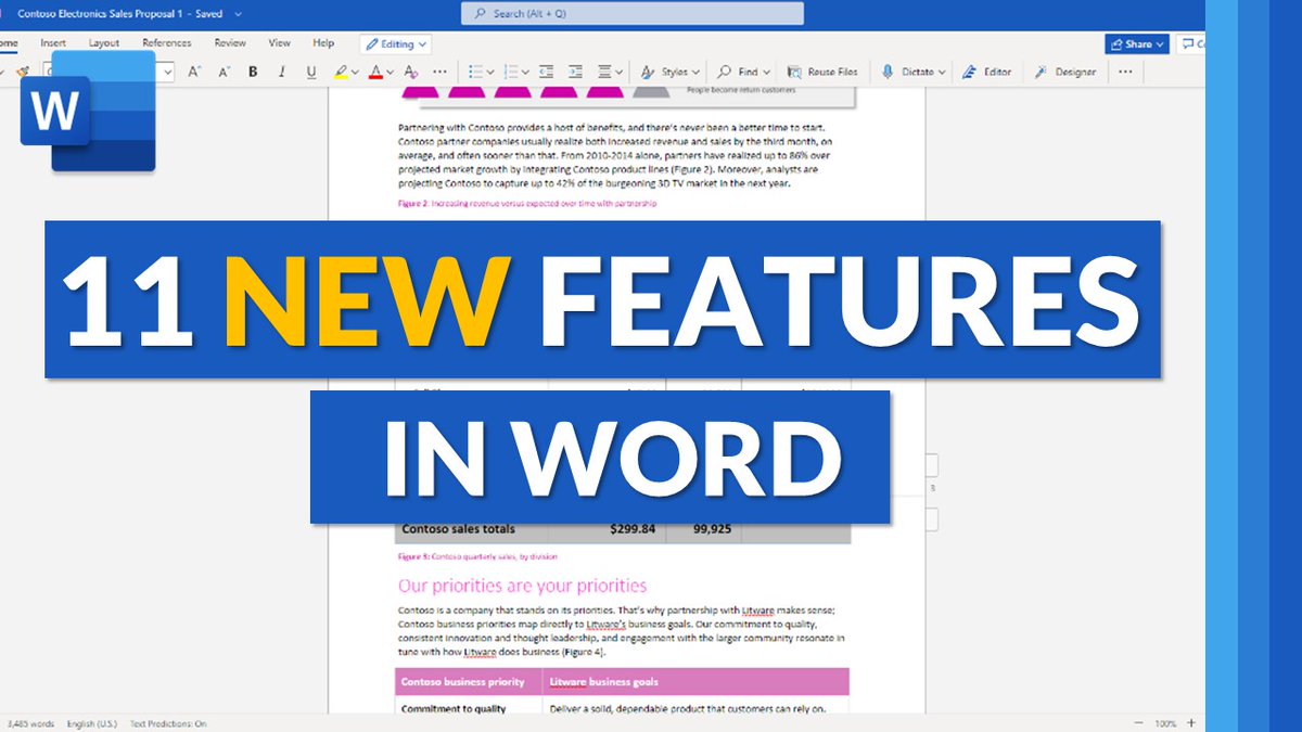 A video tutorial on the top 11 NEW features in Microsoft Word 📝 Includes cool new updates across PC, Mac and web.  

YouTube 📺 youtube.com/watch?v=gI68c2…

#edtech #MIEExpert #engchat #MicrosoftEDU