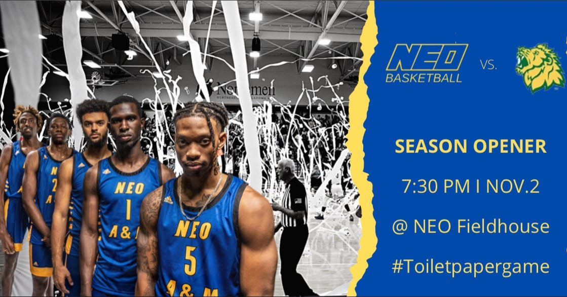 NEO A&M Men's Basketball tweet media