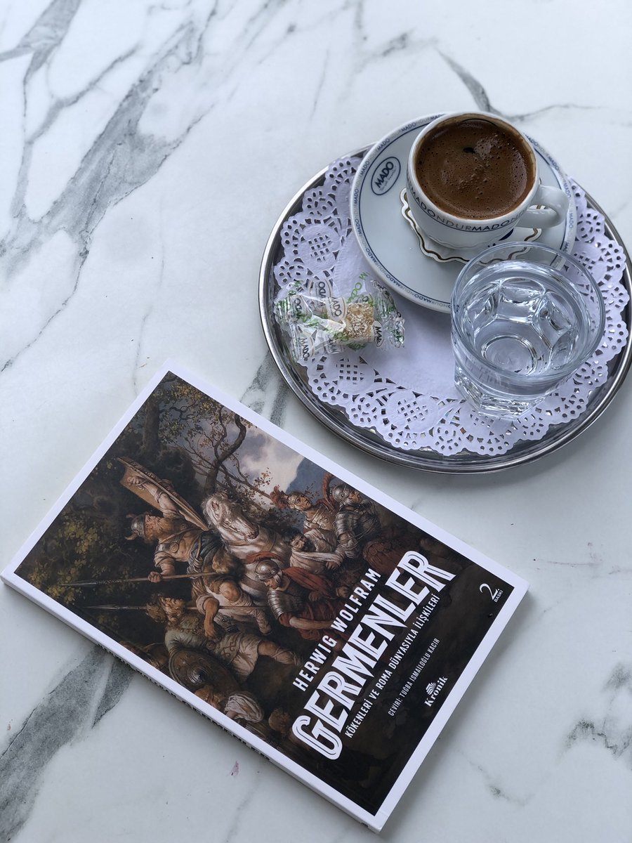 sozer_oya's tweet photo. Germenler - Kökenleri ve Roma Dünyasıyla İlişkileri #HerwigWolfram #KronikKitap #tarih #history #germenler #kuşadasıavm #kuşadası #coffeetime #kahvekeyfi #mado https://t.co/CXVRJUj51U