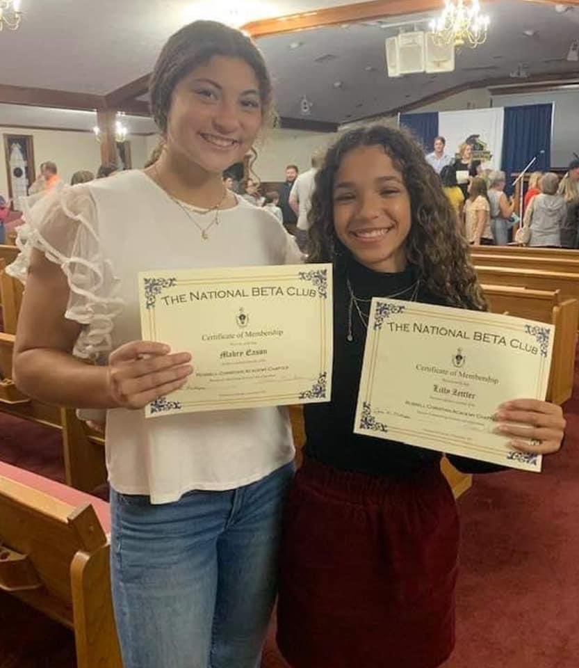 MEason2025's tweet photo. The National Beta Club Induction was last night. #RCA #Warriors #HighSchoolStuff https://t.co/45HGn2oatj