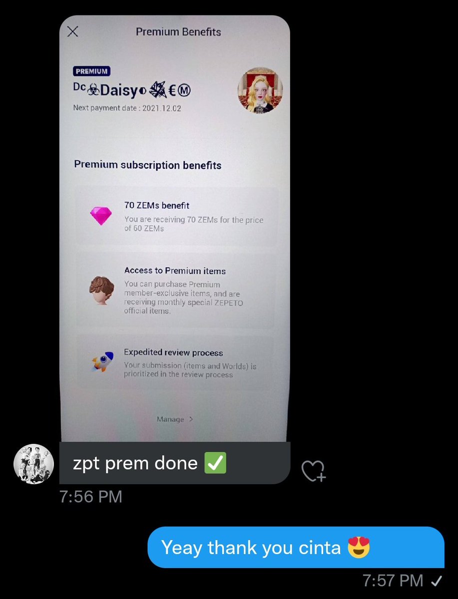 oceiann's tweet photo. Testi hehe
Sellernya baik, ramah dan pengerjaan cepet, asik udah premium 😆

Yang lain kalau mau premium ayok ke makof, 55k aja lho! https://t.co/pZzWJE8x15