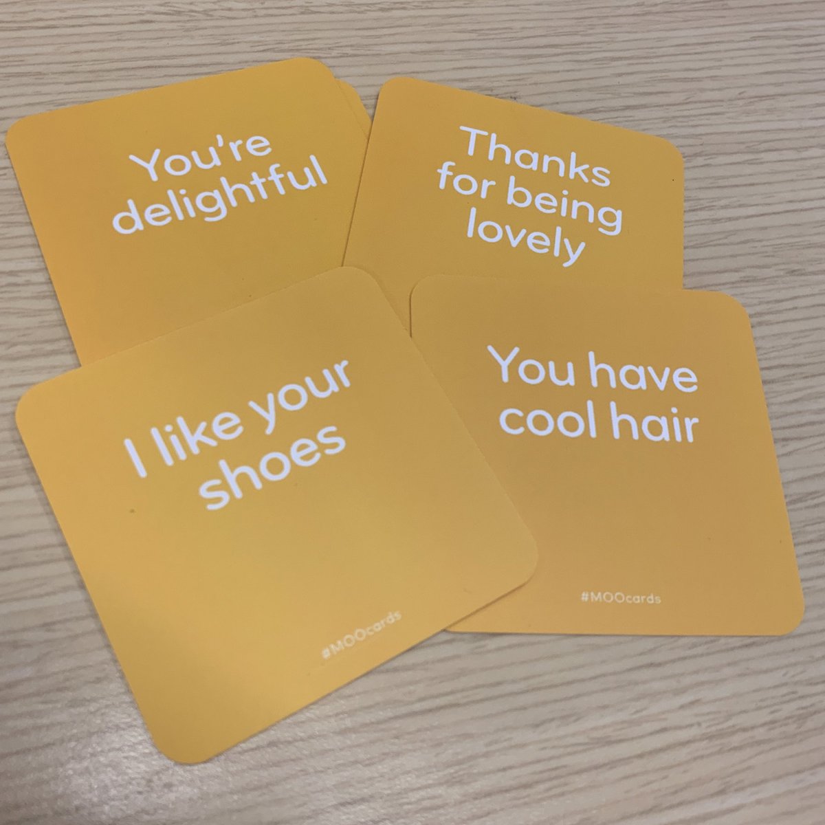ThatAlexD's tweet photo. Joke’s on #MOOcards for assuming that I regularly work wearing shoes or hair. https://t.co/sEnaTmiyIA