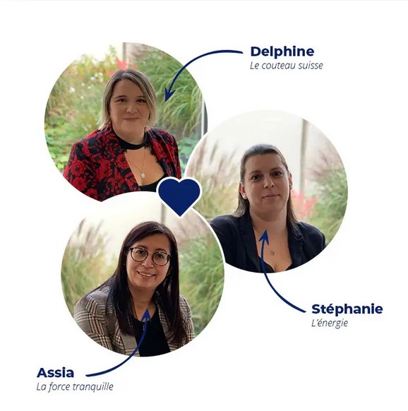 treelearning's tweet image. 💐Notre nouvelle équipe #support
Aujourd'hui, on vous présente nos trois drôles de dames : Delphine, Stéphanie & Assia ! 
Trois personnes #disponibles et #enthousiastes pour répondre à toutes vos questions😊
tree-learning.fr/contact/