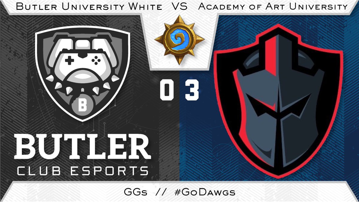 BUClubEsports's tweet photo. GGs to @RutgersEsports and @ArtUEsports from last night's #ButlerHS matches - one more pair on Thursday night to cap off this tournament #DawgsWin https://t.co/5nUbWWBH3A