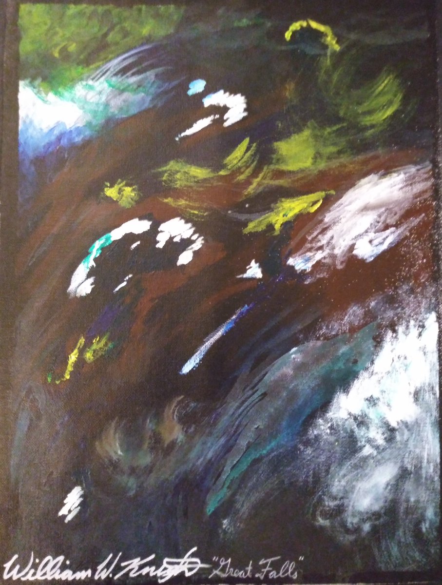 BillKnightsart's tweet photo. Good morning. This is a painting I did in 2017, that I titled Great Falls. I named it after my home town of Great Falls Montana.
https://t.co/ldcDDwqqSI
#hicetnunc2000,#hicetnunc,#hen,#nftcommunity,#cryptoart,#tezos,#nftartist,#nftcollectors,#nftart,#nftdrop,#pathwithart https://t.co/0JocVPhf9a