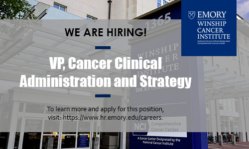 Winship Cancer Institute of Emory University (@winshipatemory) on Twitter photo We're hiring! We are seeking a VP of Cancer Clinical Administration and Strategy for coordinating the clinical strategy and ensuring standardization across Winship Cancer Institute and its clinical partners. <a href="/EmoryCareers/">EmoryCareers</a> ➡️ fal.cn/3jv2b We're hiring! We are seeking a VP of Cancer Clinical Administration and Strategy for coordinating the clinical strategy and ensuring standardization across Winship Cancer Institute and its clinical partners. <a href="/EmoryCareers/">EmoryCareers</a> ➡️ fal.cn/3jv2b